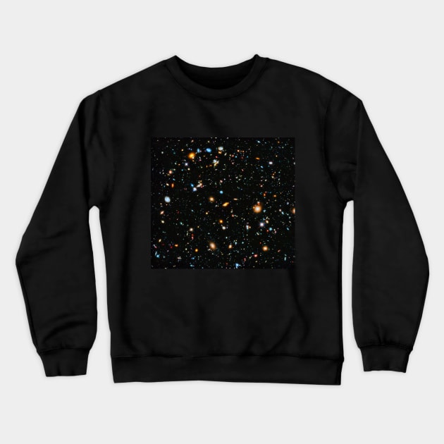 Hubble Extreme Deep Field Crewneck Sweatshirt by RockettGraph1cs